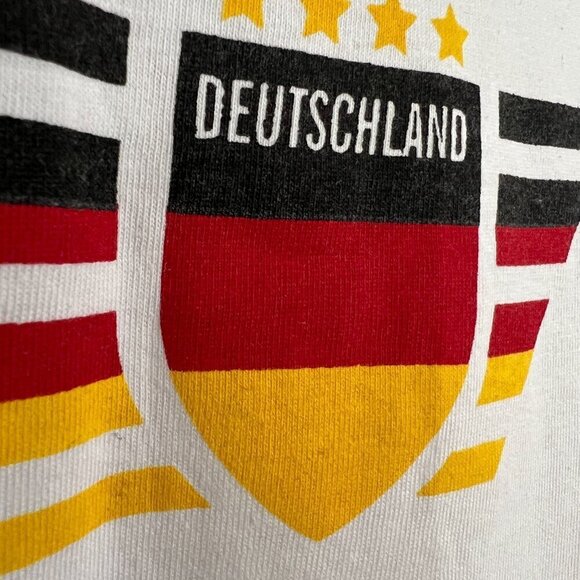 Germany Deutschland Emblem Flag Colors Fan Sports T-Shirt by Crane Sz 13-14 - Picture 4 of 7